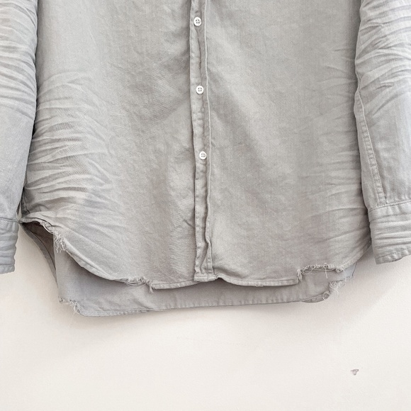 Frank & Eileen Eileen Famous Denim Shirt Green L - Picture 5 of 10